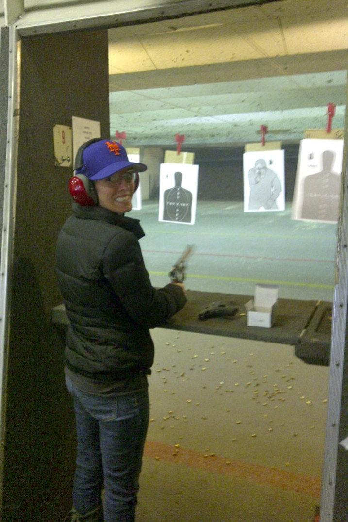 I realize posting a photo of me with a gun has potential implications. I do not own any guns. I do not know where I stand exactly on the gun control issues at hand. What I do know is that I enjoy shooting them for sport, and I'm a pretty darn good shot!